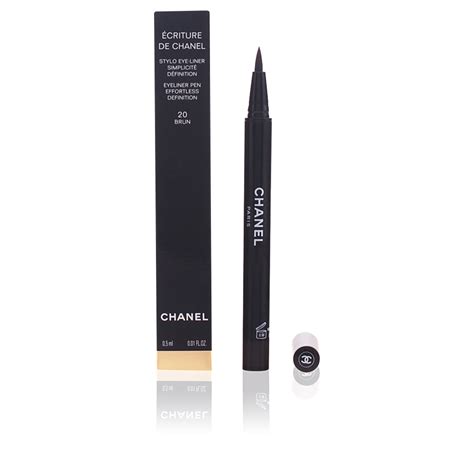 ecriture de chanel stylo eye liner|chanel eyeliner color chart.